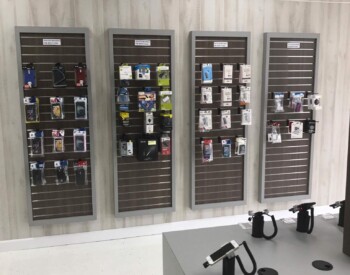 Capitalize on under utilized wall space with slatwall displays from IRE, Inc.